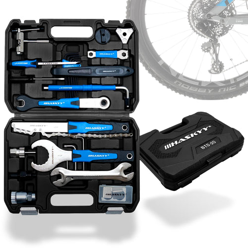 HASKYY Fahrrad Reparatur Werkzeug Set BTS-20, 51-teilig im Koffer