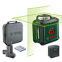 Bosch UniversalLevel 360 Kreuzlinienlaser - Klemme MM 3. Rotes Gehäuse mit schwarzer Klemme zur präzisen Nivellierung.