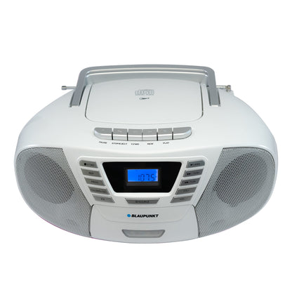 Blaupunkt B 120 Kinder CD Player Bluetooth Boombox - Weiss