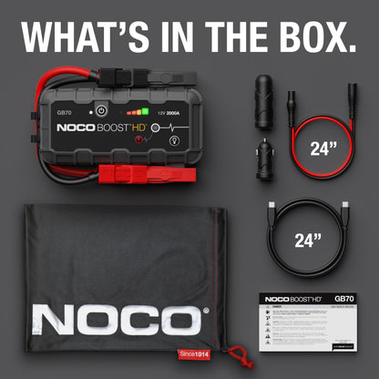 NOCO Boost GB70 Starthilfegerät Powerbank - 2000A Lithium