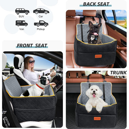 SafePet Hunde Autositz Sitzerhöhung – Grösse Klein/Mittel, Waschbar