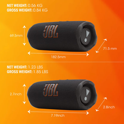 JBL Flip 7 Bluetooth-Lautsprecher, IP68 wasserdicht, Violett