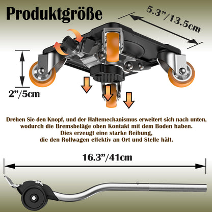 ONEON Möbeltransportroller Plus Parked Edition feststellbar