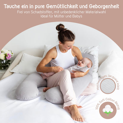 mimi kalu® DAS ORIGINAL Seitenschläferkissen mit Memory Foam