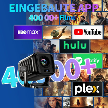 Coolid C3 Mini Beamer Full HD 1080P mit WiFi 6 und Bluetooth 5.4