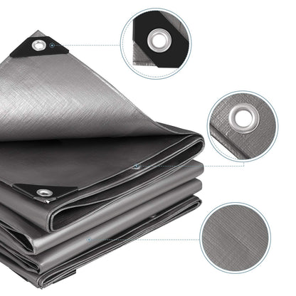 Laneetal Abdeckplane Gewebeplane 4x8m 280g/m² PE