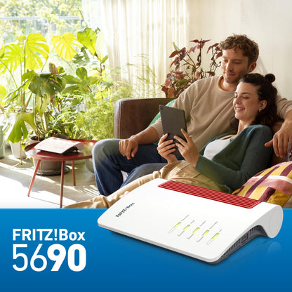 FRITZ!Box 5690 Glasfaser-Router mit Wi-Fi 7, WLAN Mesh und DECT