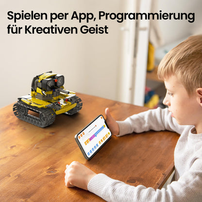 Sillbird 5-in-1 Roboter Bausatz mit App-Steuerung, programmierbar