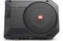 JBL BassPro SL2 Aktiv Subwoofer Car Hifi Untersitz Schwarz. Flacher, schwarzer Aktiv-Subwoofer für tiefe Frequenzen im Auto, Untersitz-Einbau.
