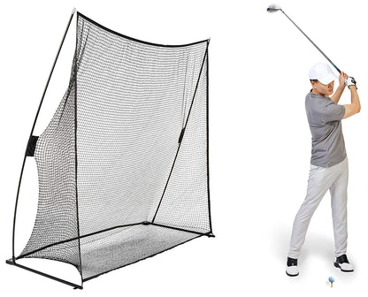 Amazon Basics Golf-Trainingsnetz, tragbar, 3,05 x 2,13 m, Schwarz