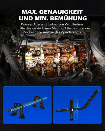 Orion Motor Tech Druckluft Ventilfederspanner Universal – 8-24mm