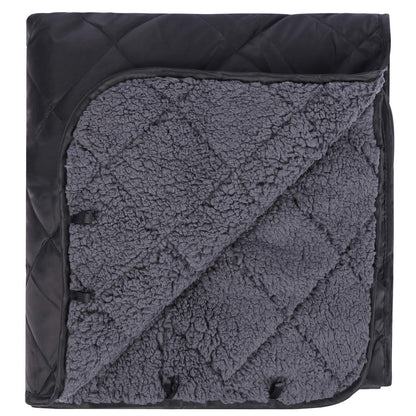 REDCAMP Campingdecke mit Sherpa-Futter, wasserdicht, 200 x 150 cm, zweilagig mit Oxford-Rückseite