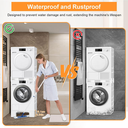 NIUXX Universal-Waschmaschinenbasis – Verstellbar 46-69cm, 16.1cm Hoch