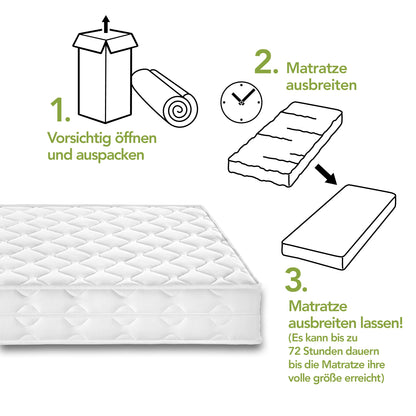 DREAMSTAR Ergo Flex XXL Duo Kaltschaummatratze 90x200cm