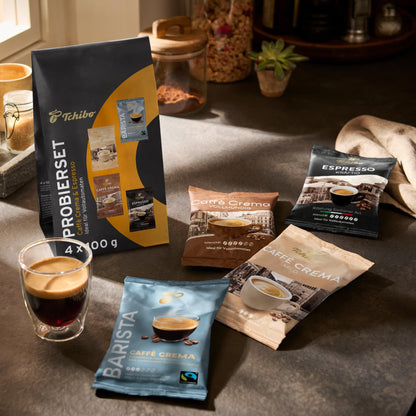 Tchibo Esperto2 Caffè Kaffeevollautomat für Espresso - All Black