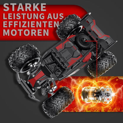 Carox RC Monstertruck 1:18, ferngesteuertes Auto, 25 km/h, 2.4 GHz