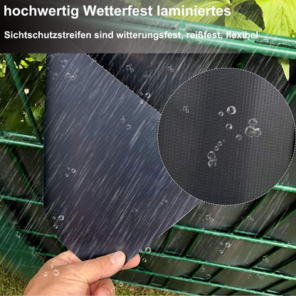 interGo Sichtschutzstreifen PVC für Doppelstabmatten, 50 m x 19 cm