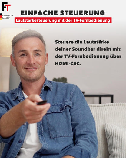 FeinTech AX310 HDMI 2.1 Audio Extractor für eARC Soundbar 8K