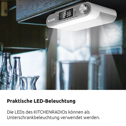 TechniSat Viola Küchenradio: Unterbauradio mit UKW und Bluetooth