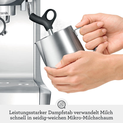 Sage The Barista Express Siebträgermaschine mit Mahlwerk - Schwarzer Trüffel
