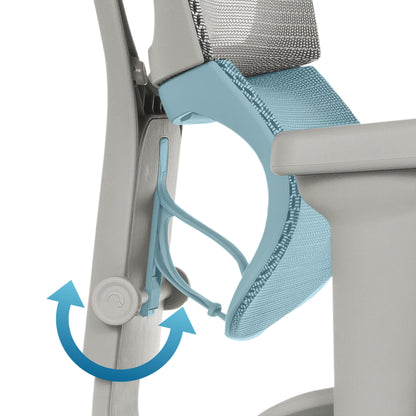 hjh OFFICE ERGOHUMAN Slim Ultra G GEN2 Bürostuhl – Grau