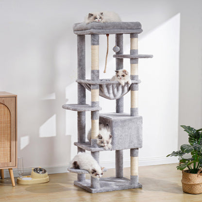 Heybly HCT050W Kratzbaum für grosse Katze - Hellgrau