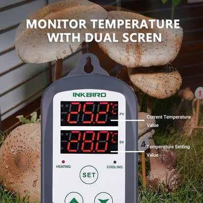 Inkbird ITC-308 Digitaler Temperaturregler mit Fühler, 230V