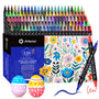 Artecho Acrylstifte Dual Tip, 120 Farben, Fein- und Pinselspitze, Farbsortiment
