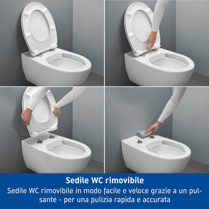 Duravit WC Sitz Absenkautomatik – Quick Release, Weiss
