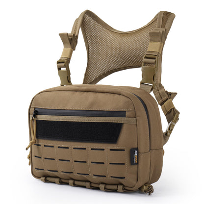 Mardingtop Taktische Brusttasche Chest Rig mit Molle-System, quadratisches Design aus CORDURA-Gewebe