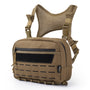 Mardingtop Taktische Brusttasche Chest Rig mit Molle-System, quadratisches Design aus CORDURA-Gewebe