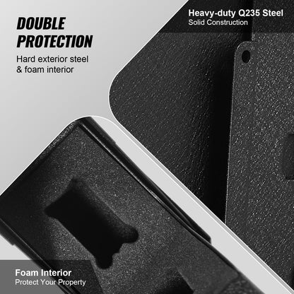 VEVOR Pistolentresor Wandmontiert – Fingerabdruck 1 Pistole