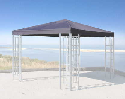 QUICK STAR Ersatzdach für Rank Pavillon 3x3 m Anthrazit RAL 7012 aus PVC-beschichtetem Polyester