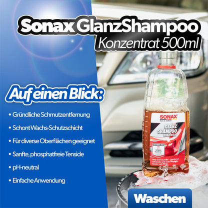 SONAX Autowäsche Reinigungsset Aussen – Magic Bucket Felgenbeast