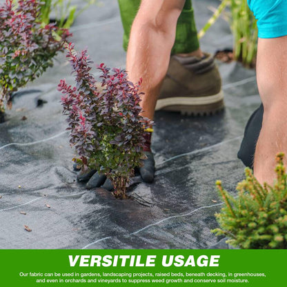 GroundMaster Unkrautvlies 100 g/m², 4 x 10 m, wasserdurchlässig
