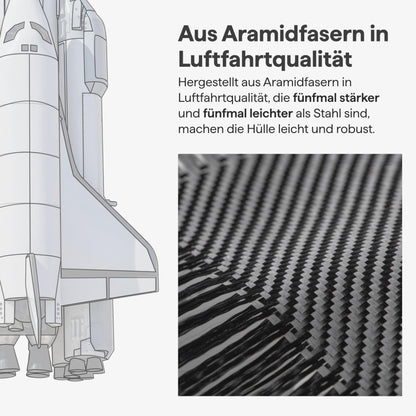 pitaka Samsung Galaxy S25 Ultra Aramid Hülle - Schwarz/Grau