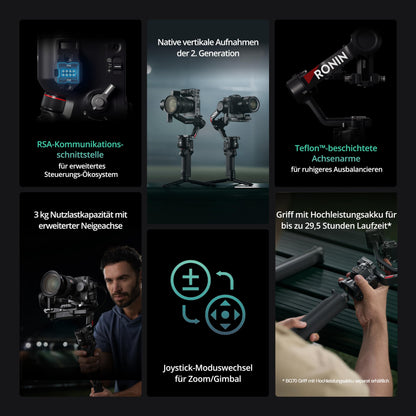 DJI RS 4 3-Achsen Gimbal für DSLR & Spiegellose Kameras