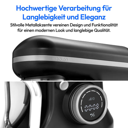 MEDION Küchenmaschine MD18420 mit Eisschüssel, 1200 W, schwarz