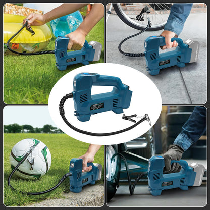 Powarobor 18V Akku Kompressor WTLYN-8081, 10,34 bar, für Makita Akkus