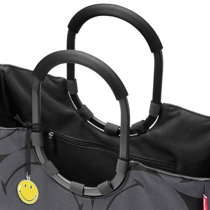 reisenthel loopshopper L Smiley Grey Einkaufstasche aus Recycling-PET