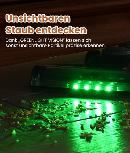 VersLife Z8 Akku-Staubsauger kabellos mit LED-Display, selbststehend