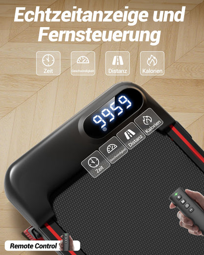 CURSOR Walking Pad 15% Steigung – Laufband für Zuhause