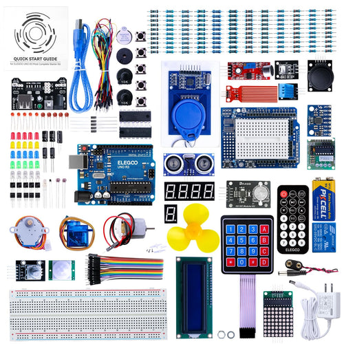 ELEGOO UNO R3 Ultimate Starter Kit Elektronik-Baukasten mit Tutorial