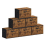 SONGMICS Aufbewahrungsbox mit Deckel, faltbare Stoffbox, 6er Set