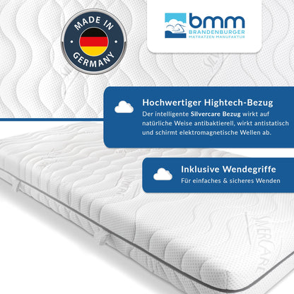 BMM 7 Zonen Kaltschaum Matratze H3 - 120x200 cm