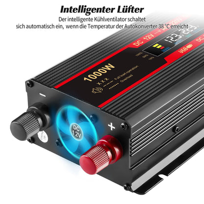 Seamuing 2000W Wechselrichter 12V auf 230V für Auto LKW