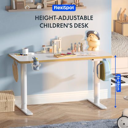 FLEXISPOT Kinderschreibtisch elektrisch höhenverstellbar, 110 x 52 cm