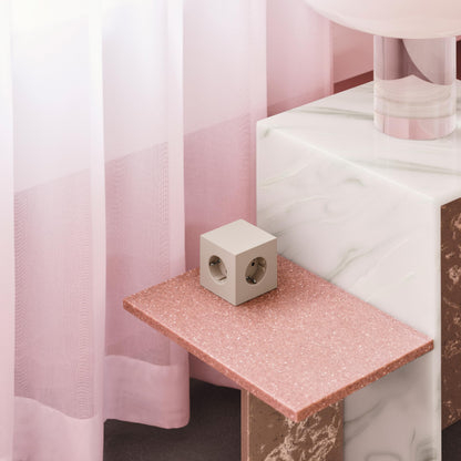 Avolt Square 1 Steckdosenwürfel - Nomad Sand USB-C 1.8m