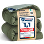 BEDSURE Bettdecke 135x200 cm Ganzjahresdecke Bronzegrün/Eisberggrün, waschbares Duvet für Allergiker