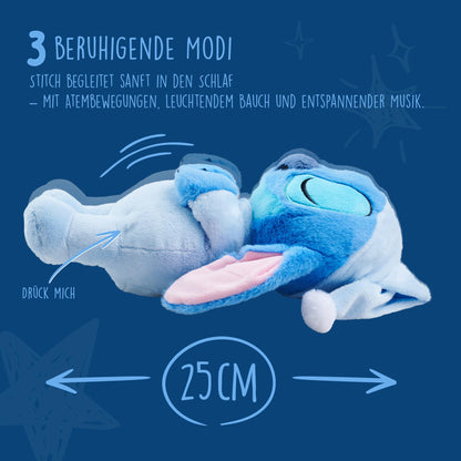 Simba Stitch Plüschtier mit Sound, Licht und Atmung, 31 cm
